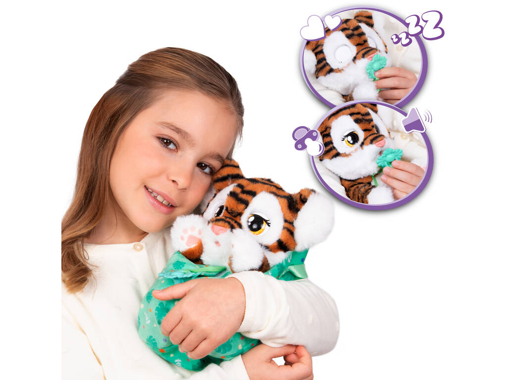 Baby Paws Peluche interactive Tigre