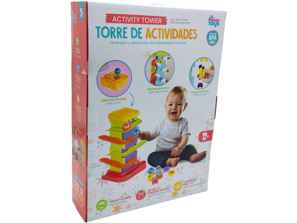 Torre de Atividades com Escorregas e Bolas