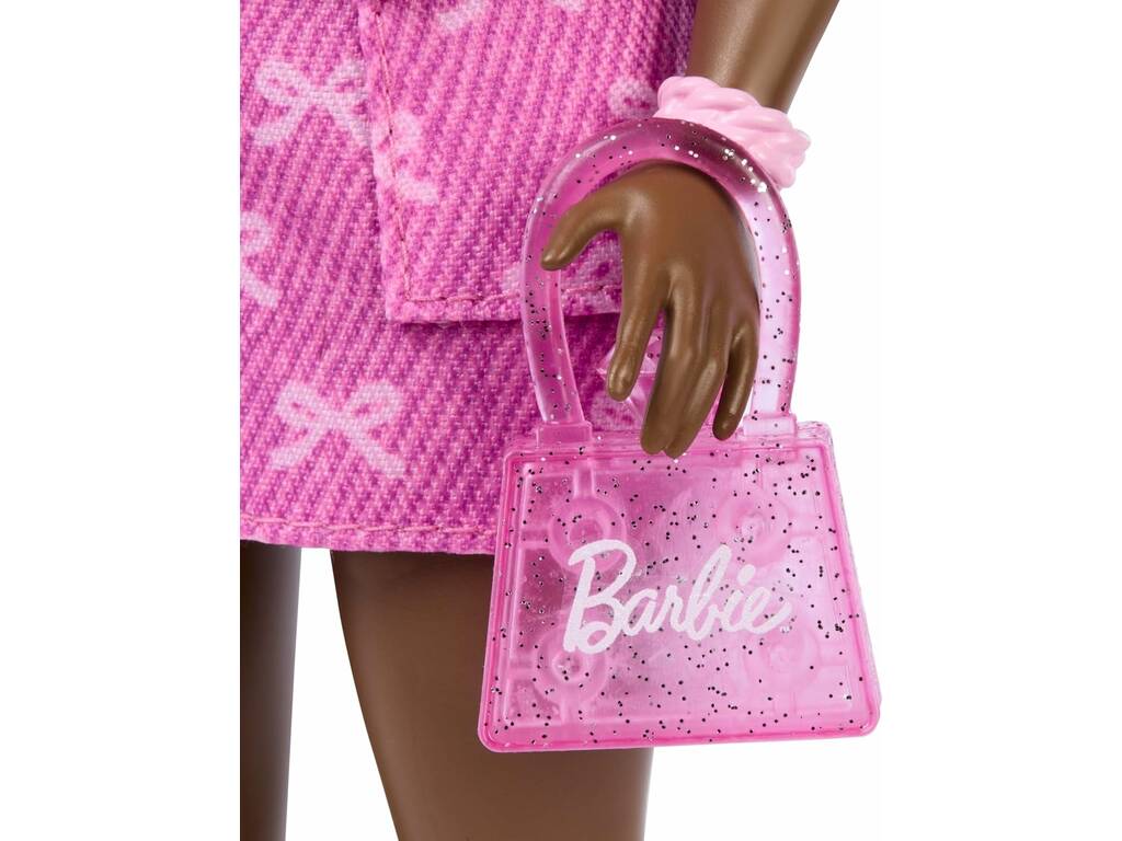 Barbie Deluxe Style Bambola con gonna rosa
