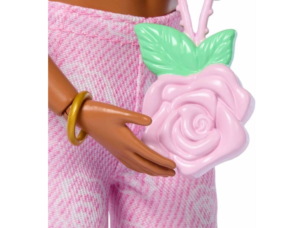 Barbie Deluxe Style Muñeca con Conjunto Vaquero Rosa
