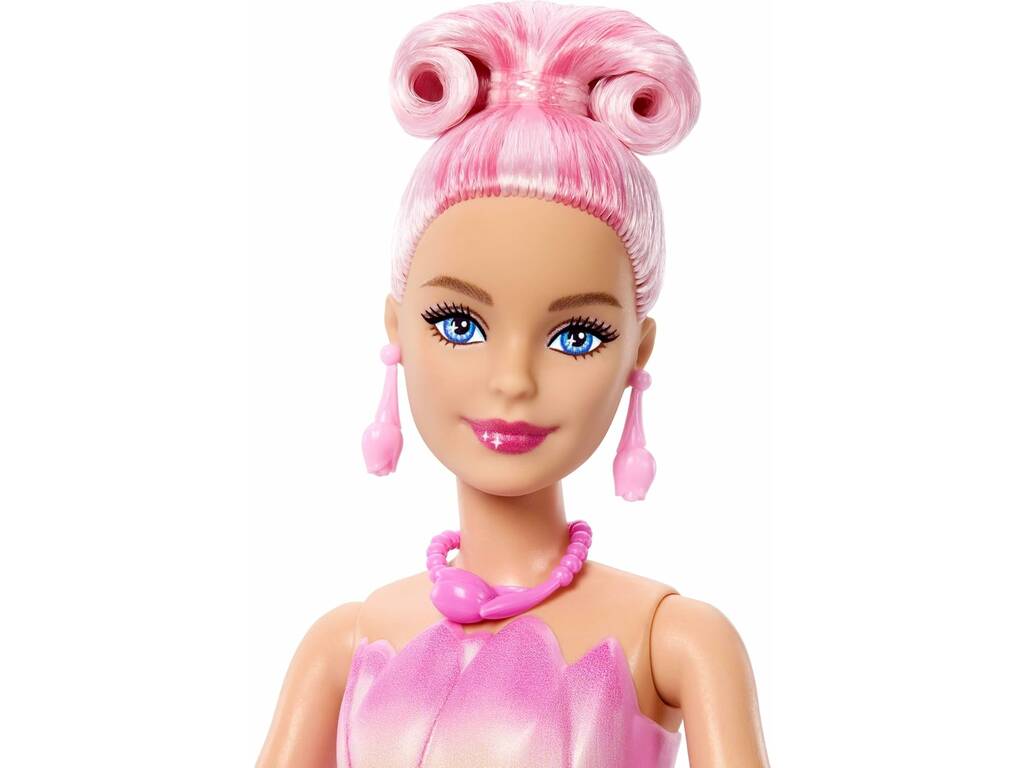 Barbie Petal Pop Bambola Rosa con Cucciolo e Accessori
