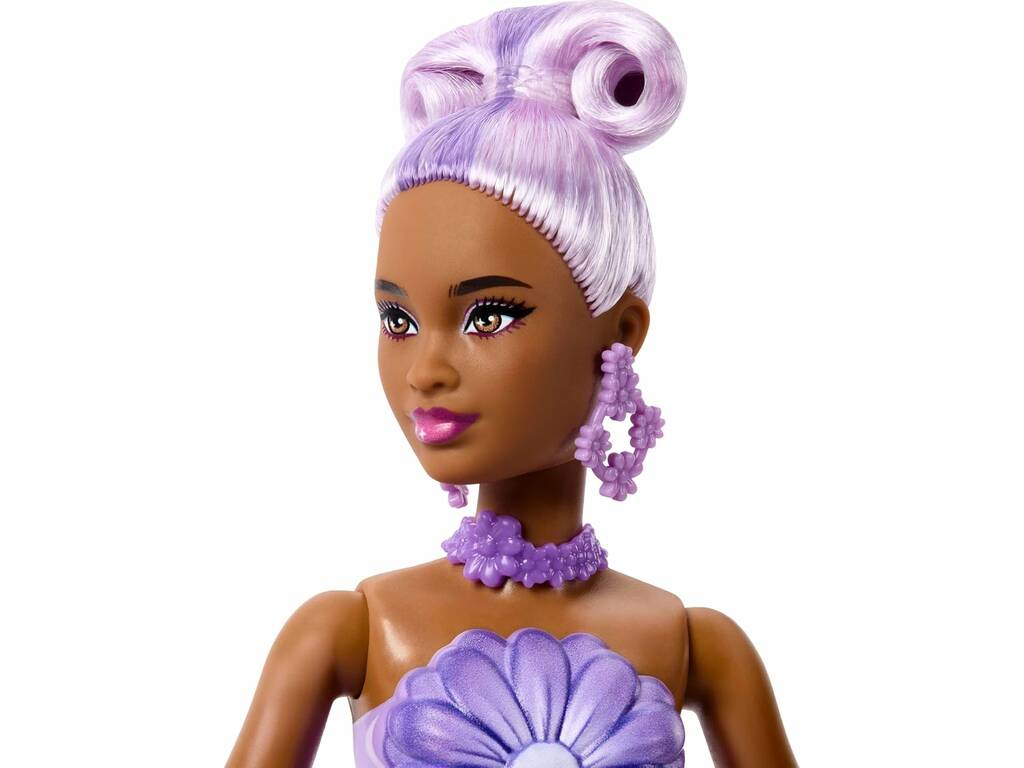 Barbie Petal Pop Bambola Lila con cucciolo e accessori
