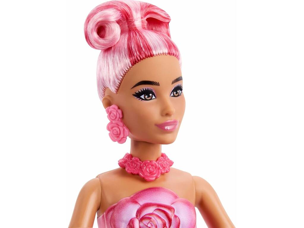 Barbie Petal Pop Bambola Fucsia con Cucciolo e Accessori