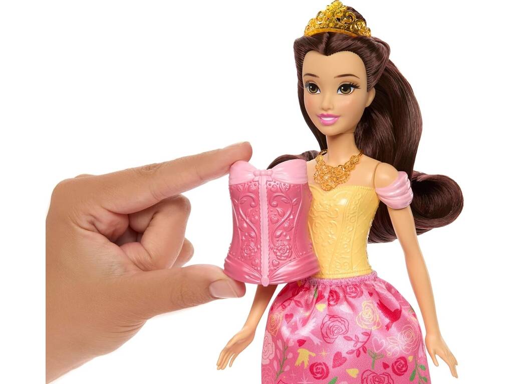 Poupée Disney Princesses Histoires de Belle 2 en 1