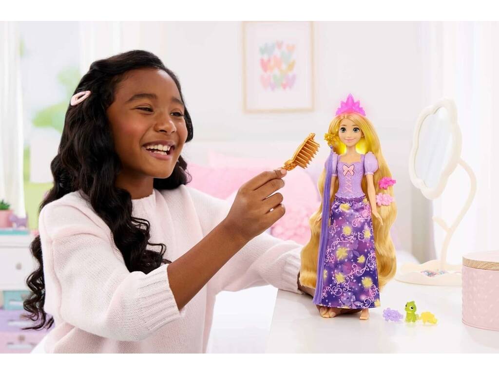 Disney Princess Boneca Rapunzel com Melena Mágica