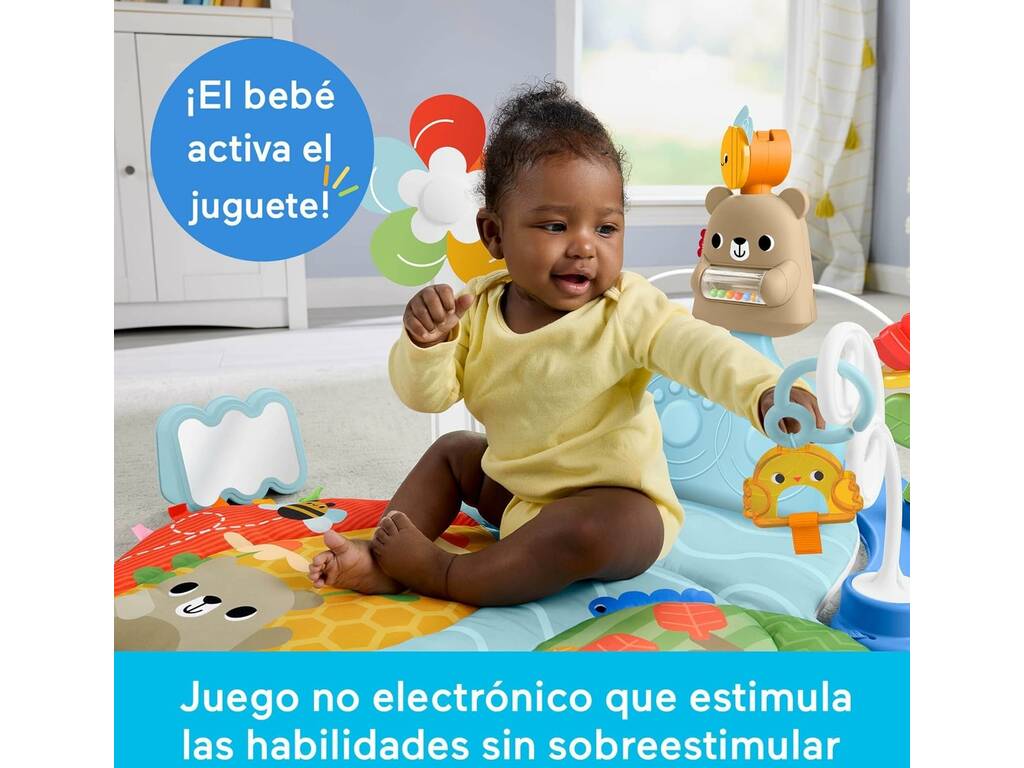 Fisher Price Ginásio de Atividades 3 em 1 Patadinhas e Baloiço