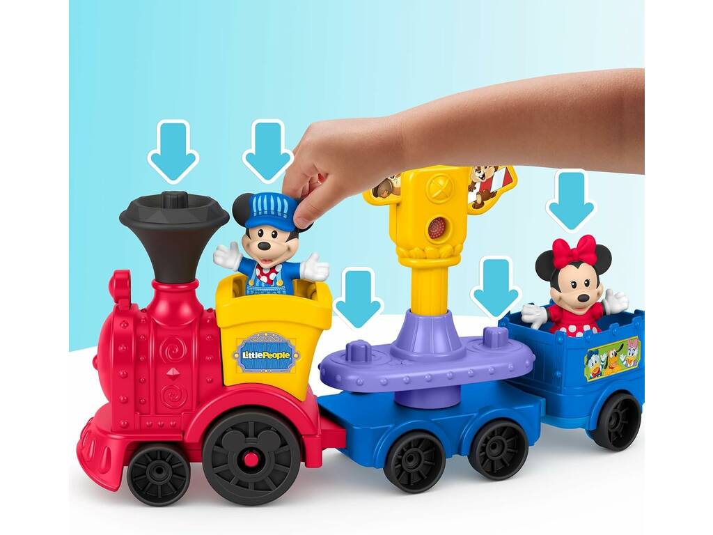 Fisher Price Little People Mickey Mouse Clubhouse Tren Musical de Mickey y Minnie