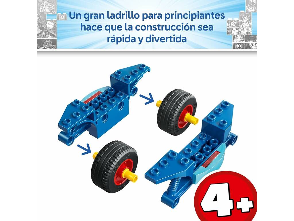 Lego Marvel Spidey sulla sua moto vs Rino