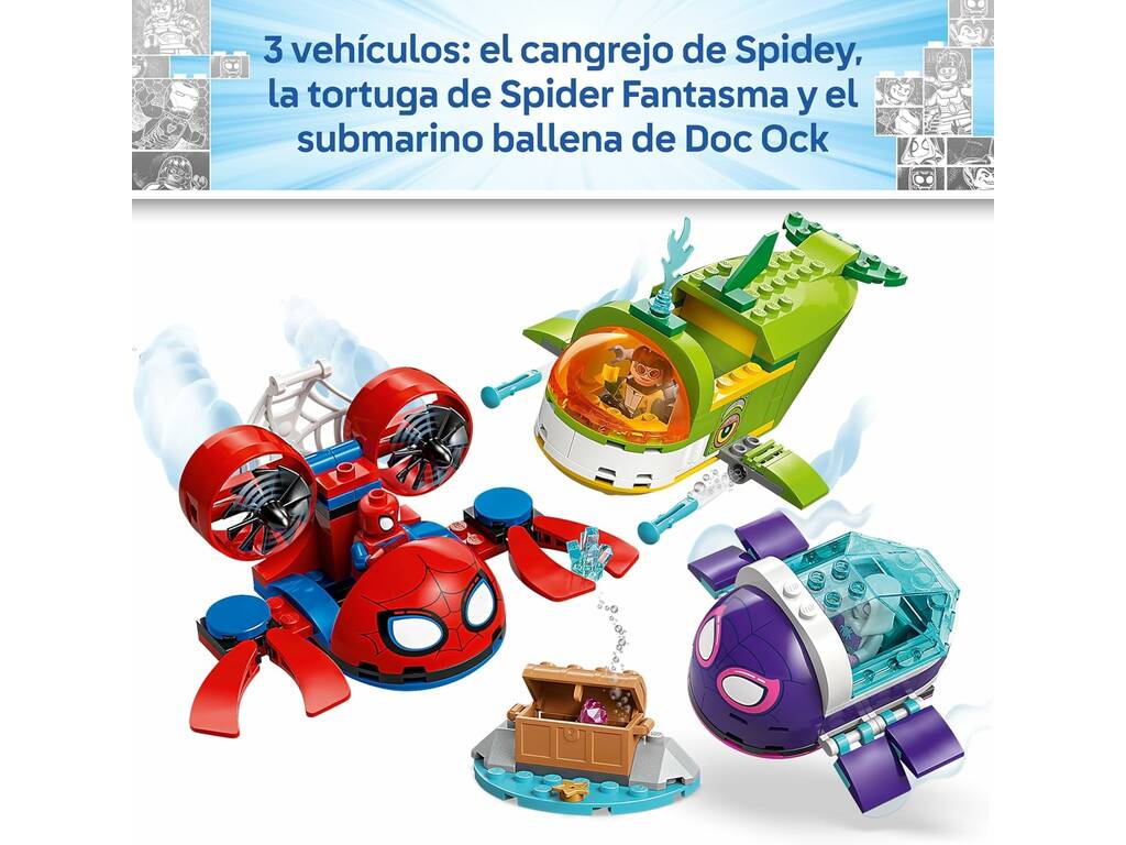 Lego Marvel Spidey: Veicoli sottomarini