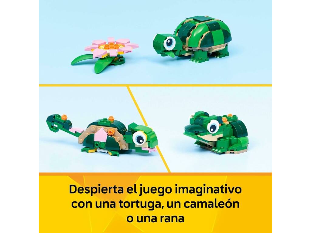 Lego Creator Tartaruga con fiore di ninfea