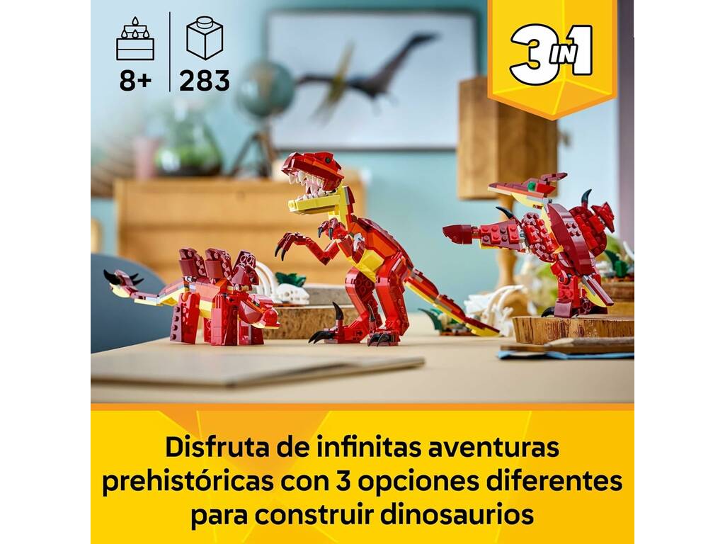 Lego Creator 3 in 1 Dinosauri Feroci