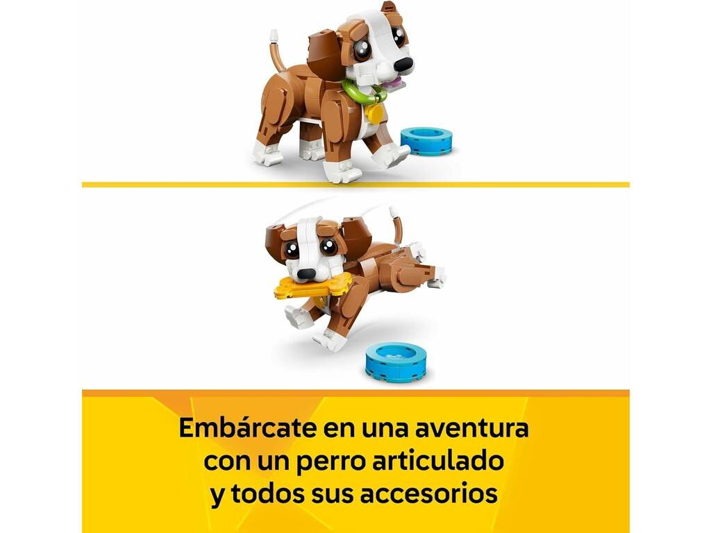Lego Creator 3 in 1 Simpatici animali: cucciolo giocoso