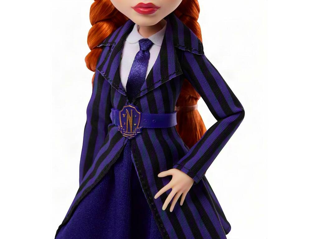 Monster High Wednesday Muñeca Agnes Demille con Accesorios