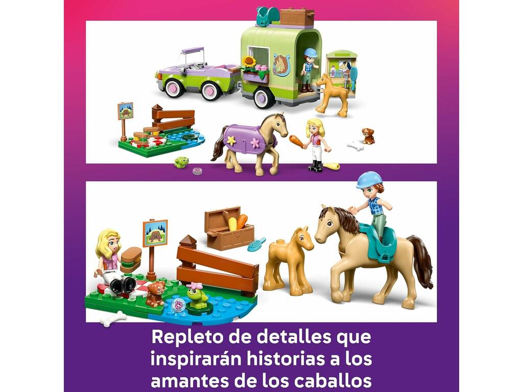 Lego Friends Pferde- und Fohlenanhänger