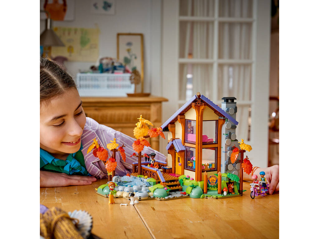 Lego Friends Acogedora Cabaña Otoñal en el Bosque