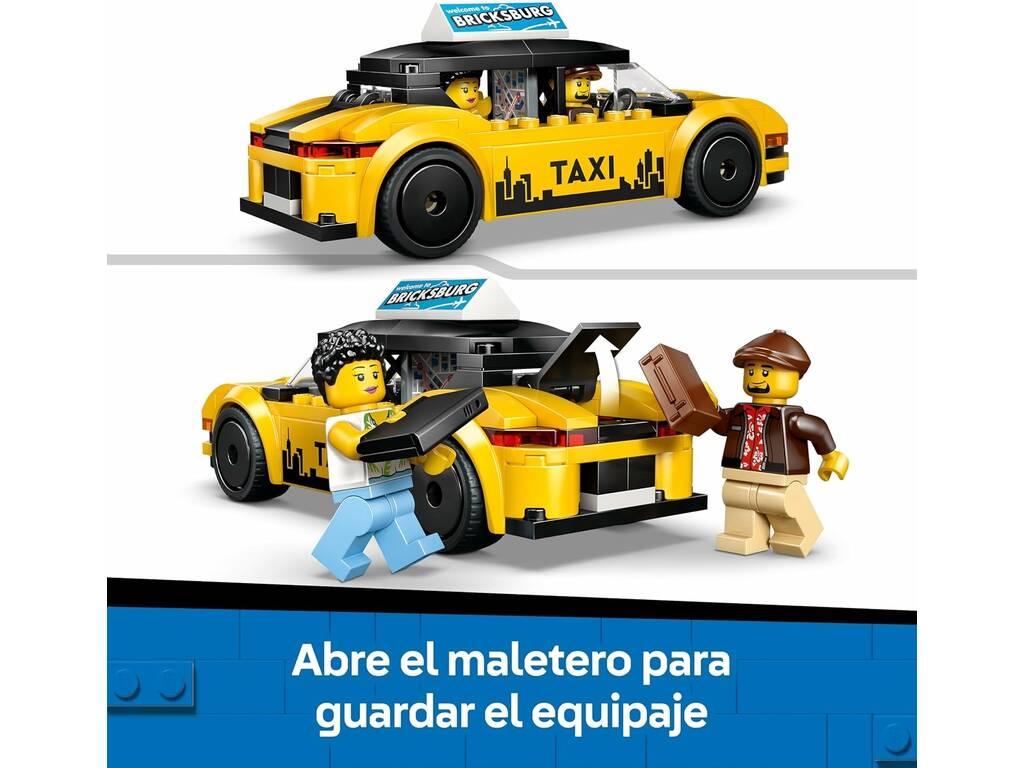 Lego City Taxi giallo