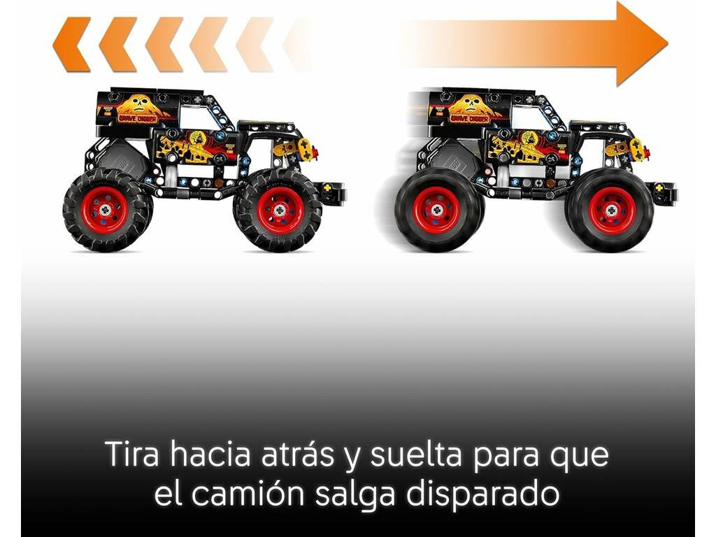 Lego Technic Monster Jam Grave Digger Fuoco e Ghiaccio
