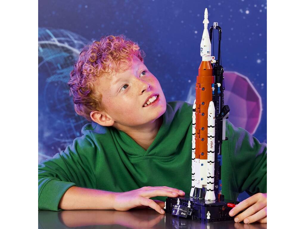 Lego Technic Space Razzo del sistema di lancio spaziale NASA Artemis