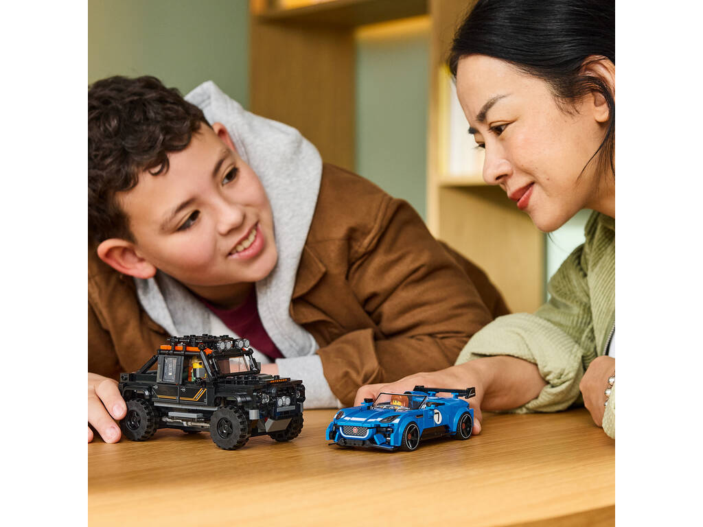 Lego Speed Champions Jaguar Proyect 7 y Land Rover Defender