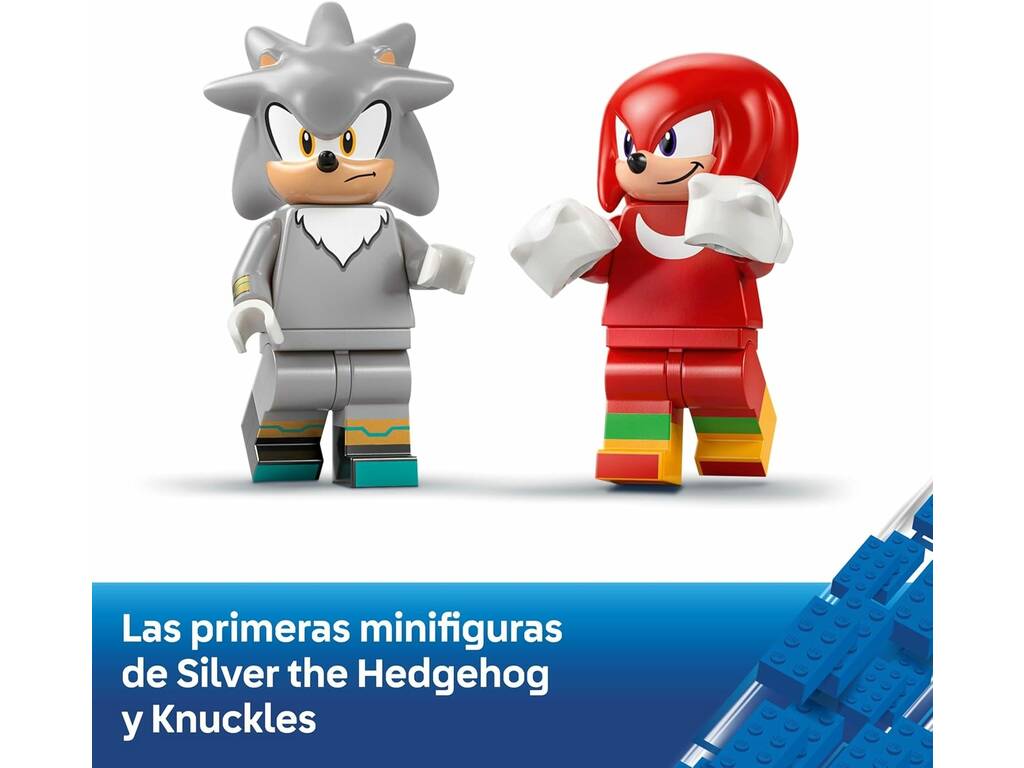 Lego Sonic Auto di Silver vs Monster Truck di Knuckles