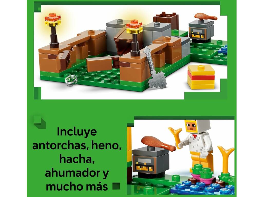 Lego Minecraft L'Allevamento di Polli