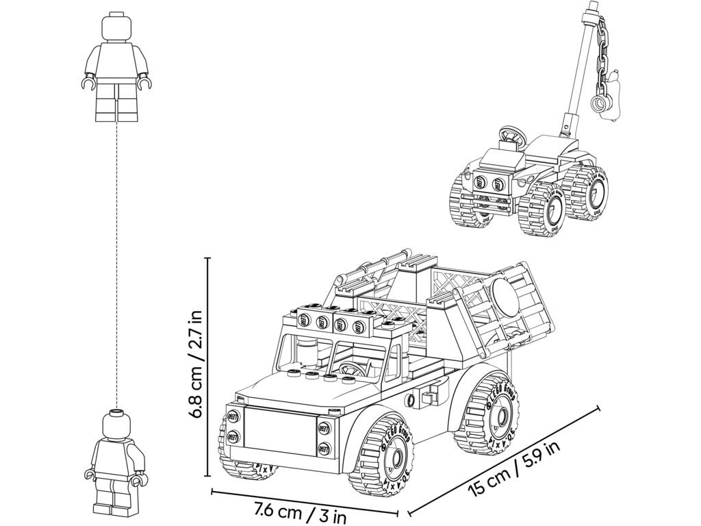 Lego Jurassic World Camión de Transporte del T. Rex Joven