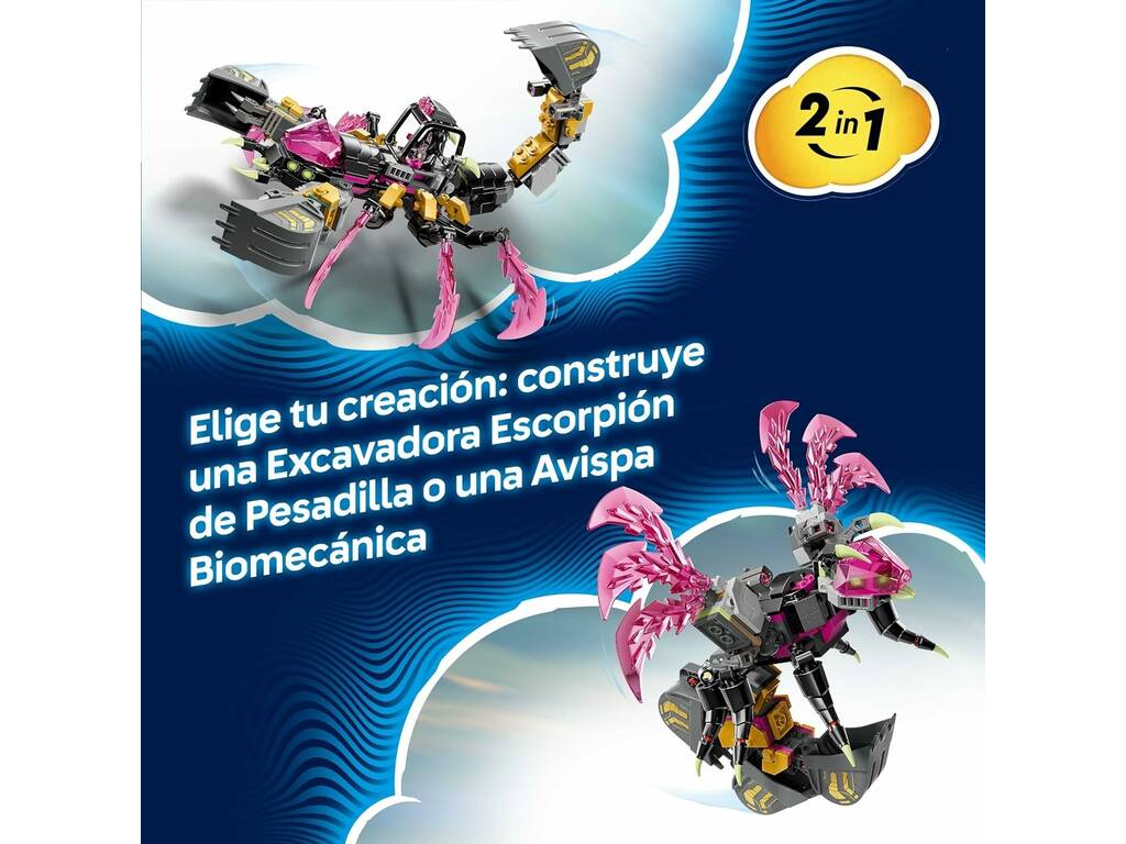 Lego Dreamzzz Pelle mécanique Scorpion cauchemardesque