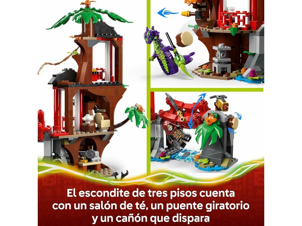 Lego Ninjago Ninja-Fahrzeugschlacht am Baumhaus