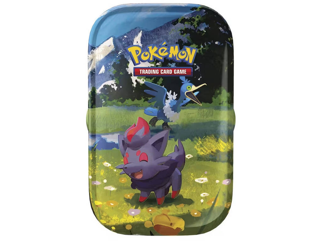 Pokémon TCG Megaevoluzione Eroi Ascendenti Mini Lata con 2 Buste e Adesivo