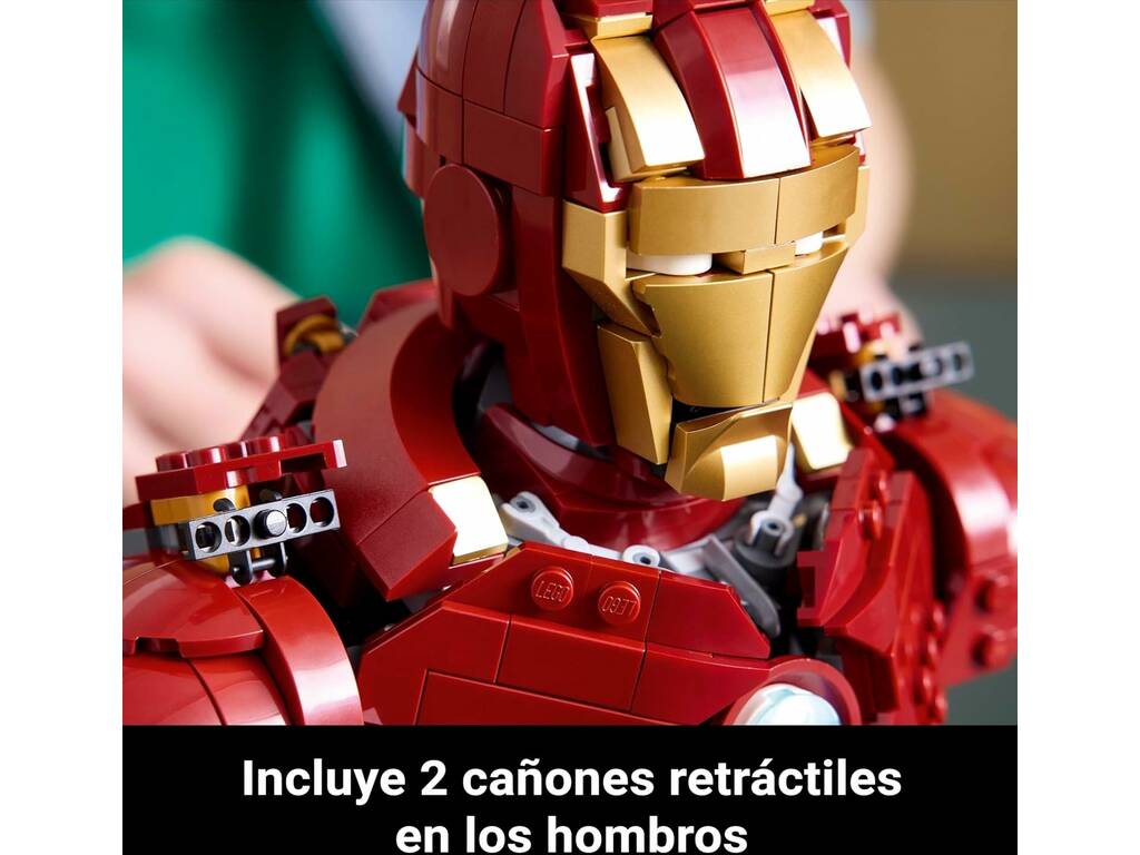 Lego Marvel Busto di Iron Man MK4