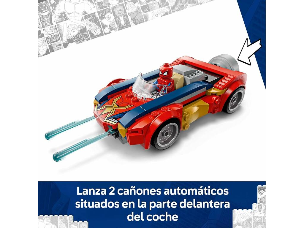 Lego Marvel Auto di Spiderman vs Wolverine Venomizzato