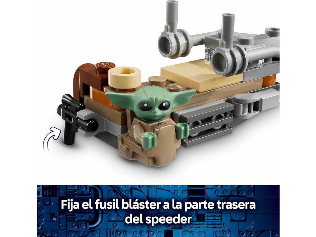 Lego Star Wars Moto Speeder del Mandaloriano e Grogu