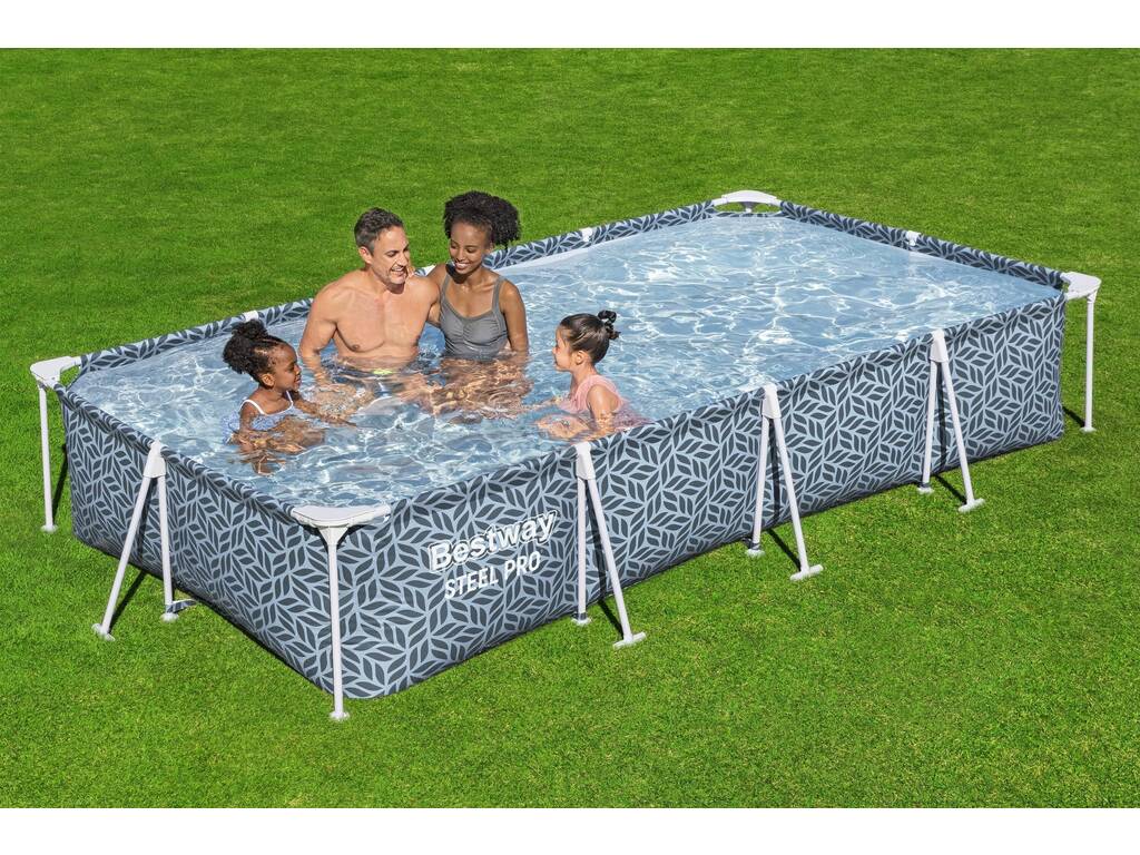 Piscine démontable rectangulaire Steel Pro 366 x 201 x 66 cm Bestway 56111