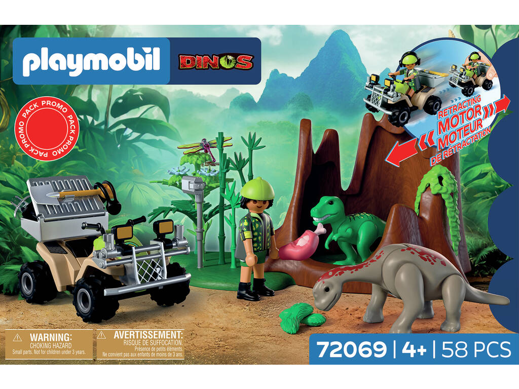 Playmobil Dinos Pack Promo Escondite de Dinosaurio