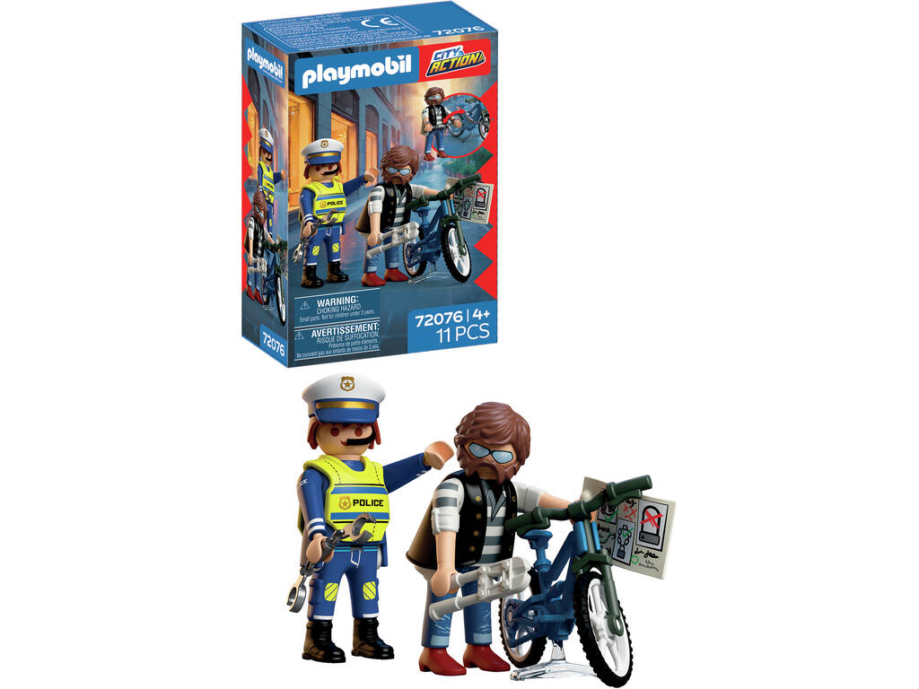 Playmobil City Action Robo de Bicicleta