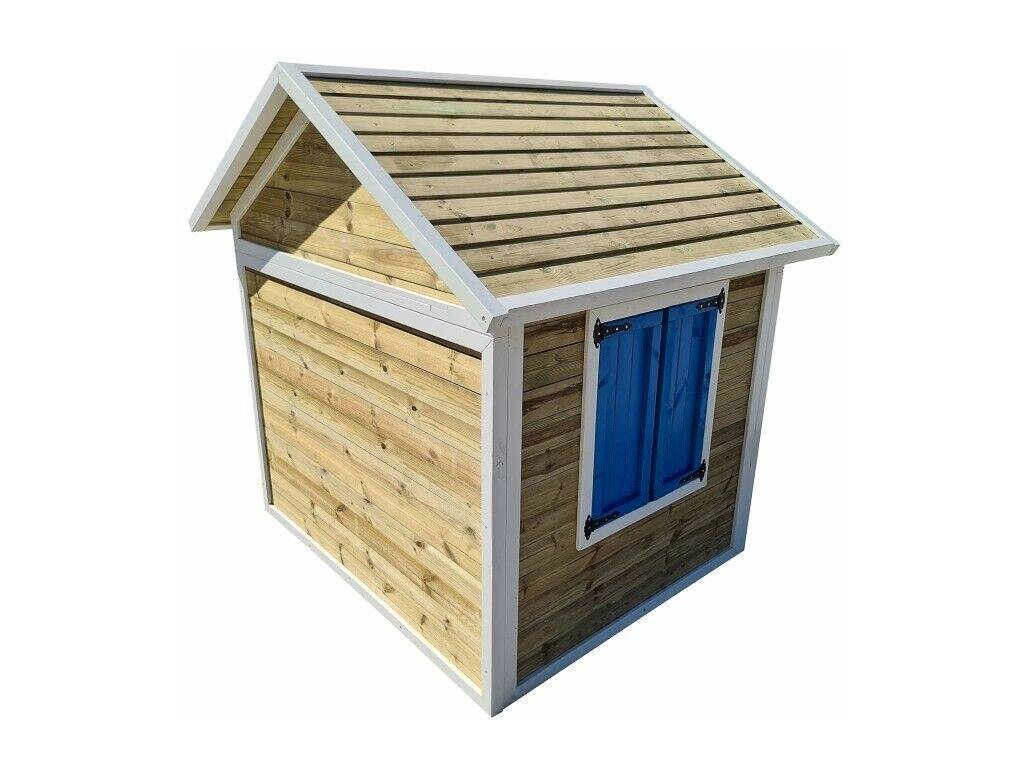 Casinha de Madeira Visby XL de 165,5x147x169 cm Masgames MA800583X