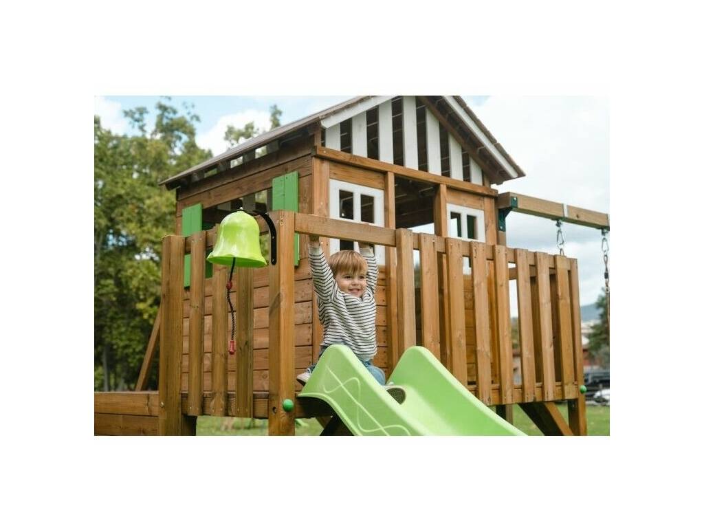 Parque Infantil Siracusa XL com Baloiço Duplo de 304x578x486,5 cm Masgames MA700442X