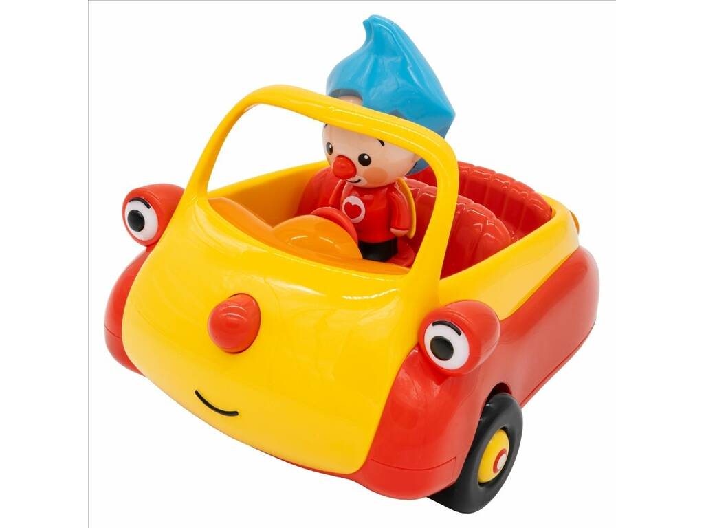Plim Plim Vehículo Interactivo Tuni Push and Go de 20 cm con Figura