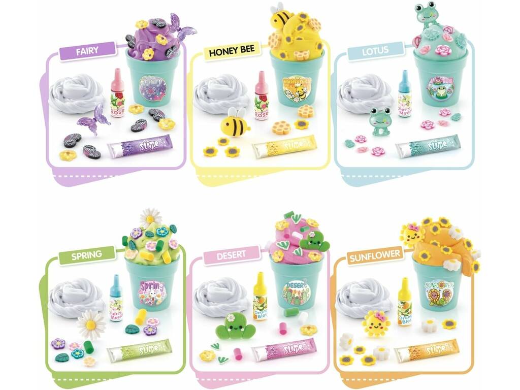 So Slime Mini Jardín Slime Perfumado con 6 Estilos