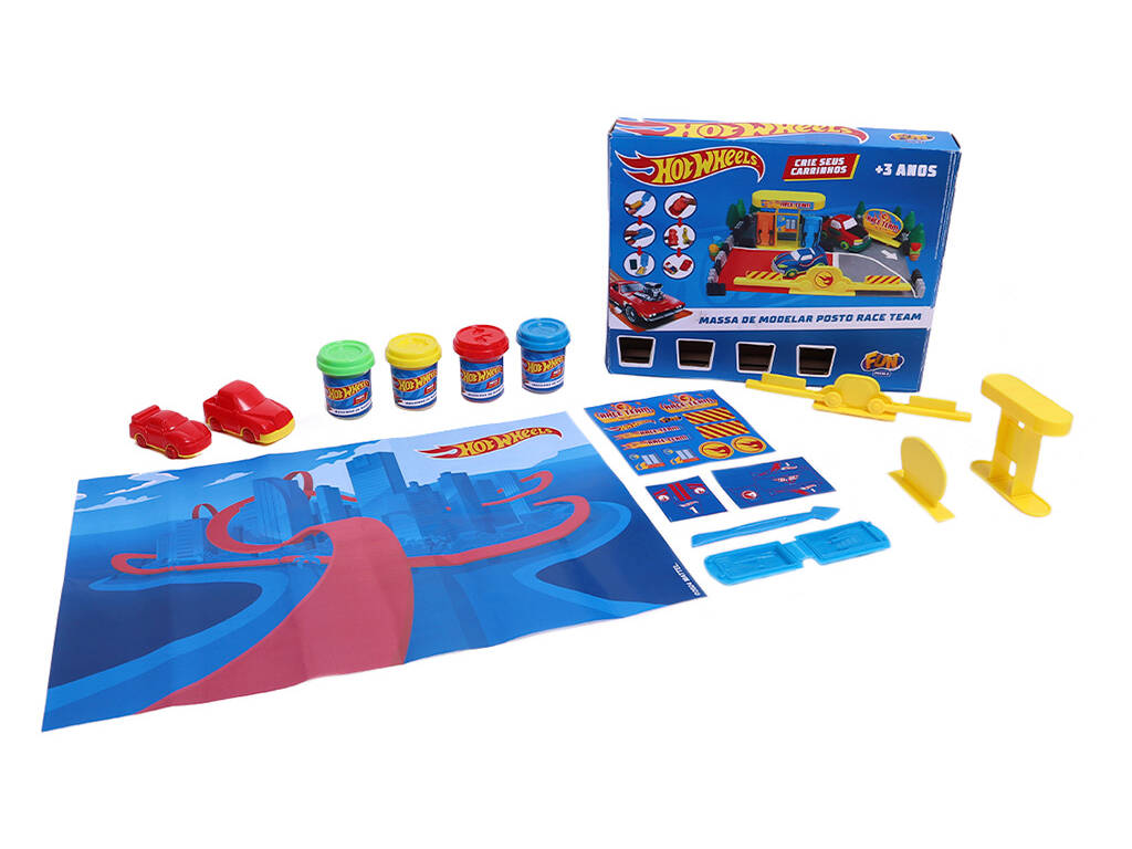 Hot Wheels Pâte à modeler Kit d'équipement