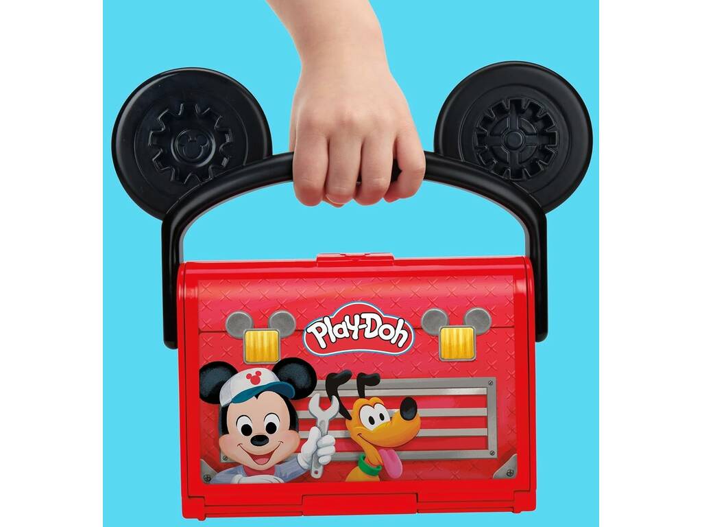 PlayDoh Disney Jr. Mickey Mouse ClubHouse Mallette avec Pâte à modeler et accessoires
