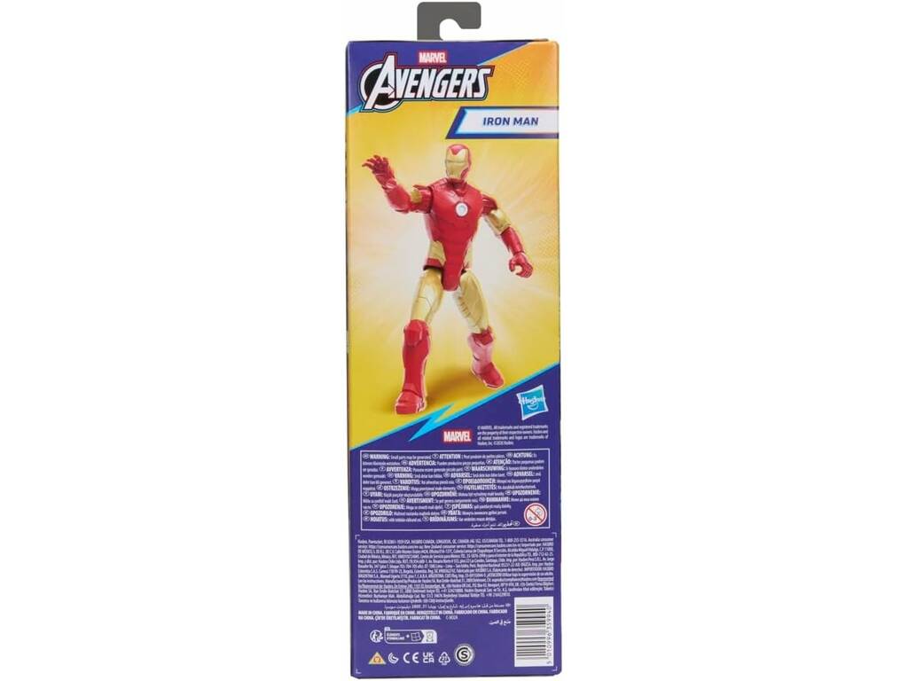 Marvel Avengers Titan Series Bewegliche Iron Man Figur 29 cm