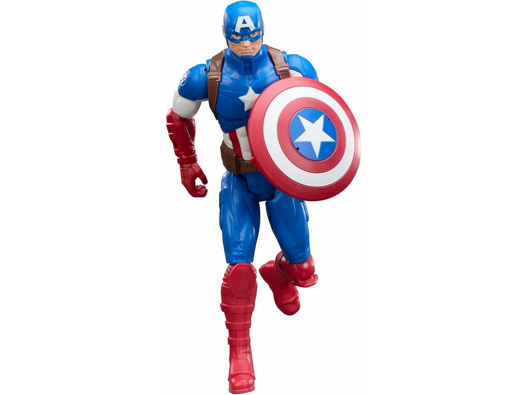 Marvel Avengers Titan Series Bewegliche Captain America Figur 29 cm