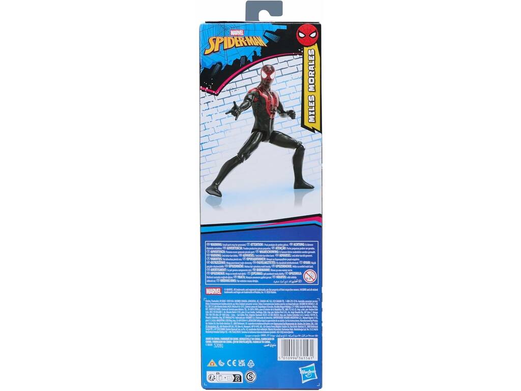 Marvel Spider-Man Titan Series Bewegliche Miles Morales Figur 29 cm