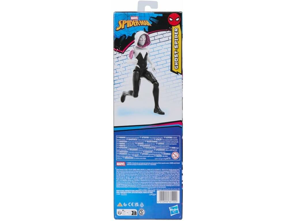 Marvel Spider-Man Titan Series Bewegliche Ghost Spider Figur 29 cm