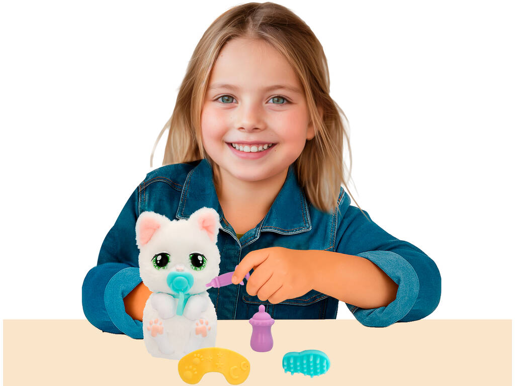 Baby Paws Just Born Chat interactif avec couveuse