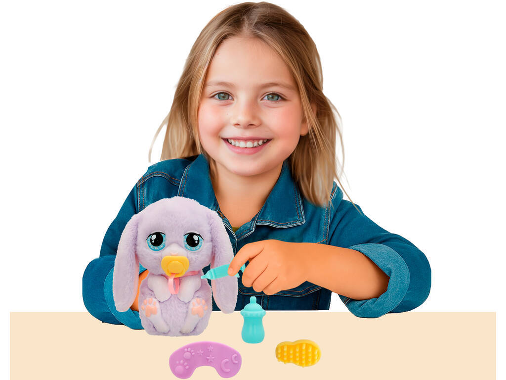Baby Paws Just Born lapin interactif avec couveuse
