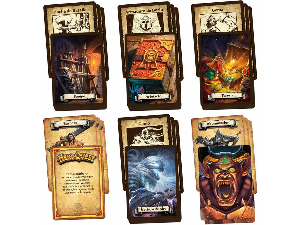 HeroQuest Sistema de Juego El Despertar