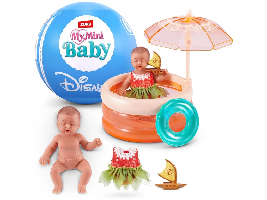  Zuru My Mini Baby Disney Disney Surprise Figure Ball com acessórios Série 1 