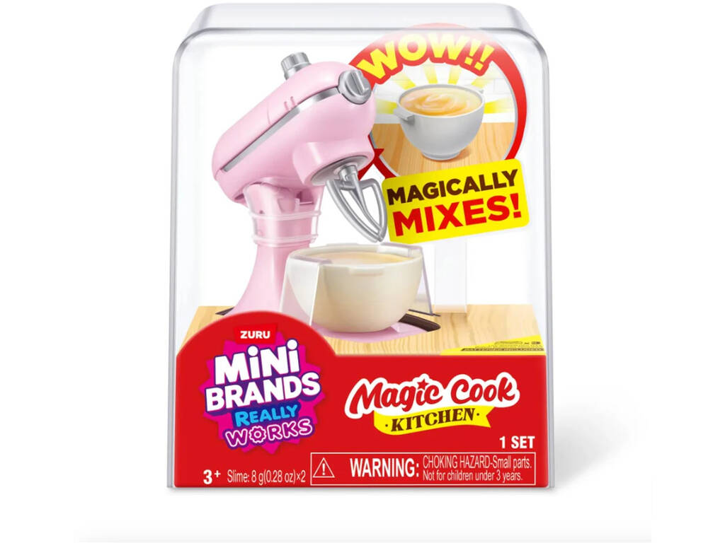  Zuru Mini Brands Really Works Magic Cook Aparelho de cozinha com acessórios Série 1 